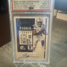 2020 Panini Contenders Jonathan Taylor Autograph #116
