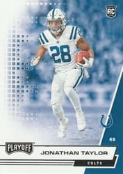 2020 Panini Playoff Base Set Jonathan Taylor #218 card