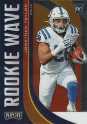 2020 Panini Playoff Rookie Wave Jonathan Taylor #RW-16 card