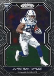 2020 Panini Prizm Base Set Jonathan Taylor #332 card