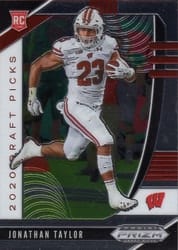2020 Panini Prizm Draft Picks Base Set Jonathan Taylor #106 card