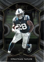 2020 Panini Select Base Set Jonathan Taylor #53 card