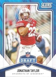 2020 Score NFL Draft Jonathan Taylor #NFL-15 card