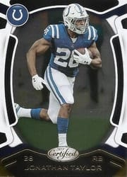 2021 Panini Certified Base Set Jonathan Taylor #31 card