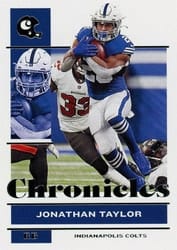 2021 Panini Chronicles Base Set Jonathan Taylor #41 card