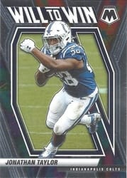 2021 Panini Mosaic Will to Win Jonathan Taylor #9 card