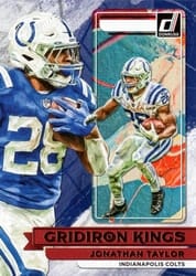 2022 Donruss Gridiron Kings Jonathan Taylor #GK4 card