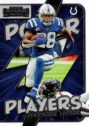 2022 Panini Contenders Power Players Jonathan Taylor #PWR-JTA card