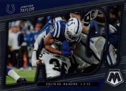 2022 Panini Mosaic Bang! Jonathan Taylor #B-2 card