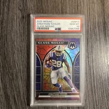 2022 Panini Mosaic Glass Mosaic Jonathan Taylor #GM-13 card