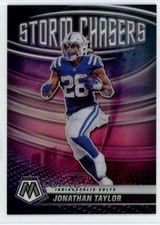 2022 Panini Mosaic Storm Chasers Jonathan Taylor #SC-8 card
