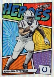 2022 Panini Prestige Heroes Jonathan Taylor #H-9 card