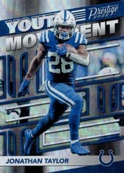 2022 Panini Prestige Youth Movement Jonathan Taylor #YM-18 card