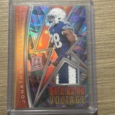 2022 Panini Spectra High Voltage Jonathan Taylor #HV-JTA card