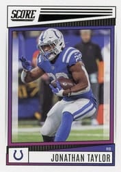 2022 Score Base Set Jonathan Taylor #12 card