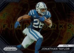 2023 Panini Prizm Fireworks Jonathan Taylor #16 card