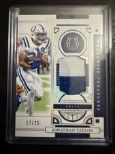 2025 Panini National Treasures Franchise Treasures Jonathan Taylor #25 card