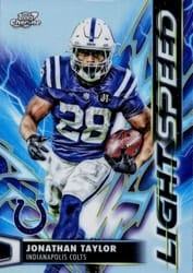 2025 Topps Cosmic Chrome Light Speed Jonathan Taylor #LS-16 card