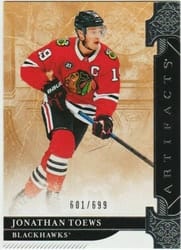 2019-20 Upper Deck Artifacts Base Set Jonathan Toews #132 card