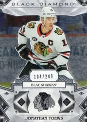 2019-20 Upper Deck Black Diamond Base Set Jonathan Toews #BDB-TO card