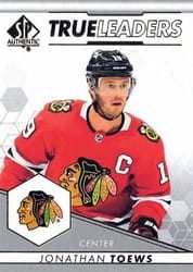 2022-23 SP Authentic True Leaders Jonathan Toews #TL-22 card