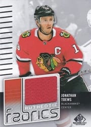 2022-23 SP Game Used Authentic Fabrics Jonathan Toews #AF-JT card