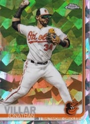 2019 Topps Chrome Sapphire Edition Base Set Jonathan Villar #88 card