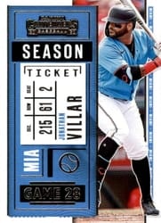 2020 Panini Contenders Base Set Jonathan Villar #21 card