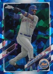2021 Topps Chrome Sapphire Edition Base Set Jonathan Villar #479 card