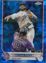2022 Topps Chrome Update Sapphire Edition Base Set Jonathan Villar #US155 card