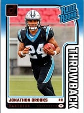 2024 Donruss Rated Rookies Throwback Jonathon Brooks #27 card
