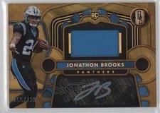 2024 Panini Gold Standard Rookie Jersey Autographs Jonathon Brooks #215 card
