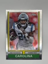 2024 Topps Chrome 1974 Topps Football Jonathon Brooks #74TF-13 card