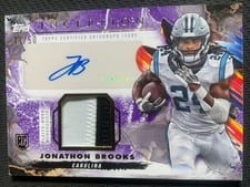 2024 Topps Inception Provenance Patch Autographs Jonathon Brooks #PPA-JBR card