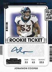 2021 Panini Contenders Base Set Jonathon Cooper #279 card