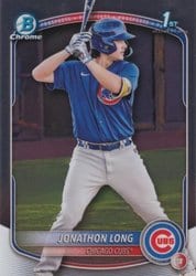 2025 Bowman Chrome Prospects Jonathon Long #BCP-58 card