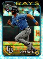 2024 Topps Chrome Logofractor Edition Base Set Jonny Deluca #163 card