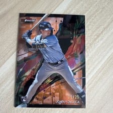 2024 Topps Finest Jonny DeLuca #7 card