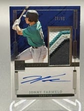 2024 Panini Impeccable Elegance Prospect Jersey Autographs Jonny Farmelo #EPJ-JF card