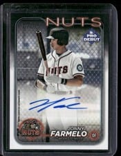 2024 Topps Pro Debut Autographs Jonny Farmelo #PD-67 card