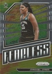 2023 Panini Prizm WNBA Fearless Jonquel Jones #14 card