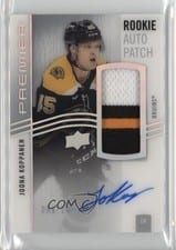 2023-24 Upper Deck Premier Acetate Rookie Autograph Patch Joona Koppanen #AR-JK card