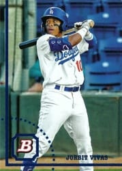 2022 Bowman Heritage Prospects Jorbit Vivas #BHP-13 card