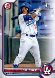 2022 Bowman Prospects Jorbit Vivas #BP-24 card