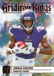 2023 Donruss Rookie Gridiron Kings Jordan Addison #RGK-10 card