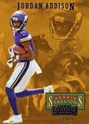 2023 Panini Contenders Rookie Stallions Jordan Addison #24 card