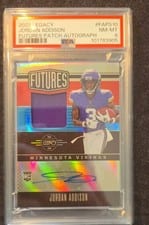 2023 Panini Legacy Futures Patch Autographs Silver Jordan Addison #FAPS-10 card