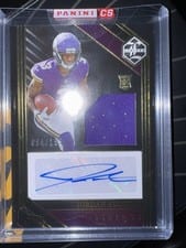 2023 Panini Limited Rookie Patch Autographs Jordan Addison #120 card