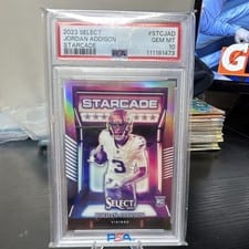 2023 Panini Select Starcade Jordan Addison #23 card