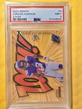 2023 Panini Zenith Zoom! Jordan Addison #9 card